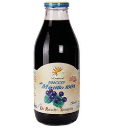 SUCCO PURO MIRTILLI SELVATICI 500 ML - farmanauta.it