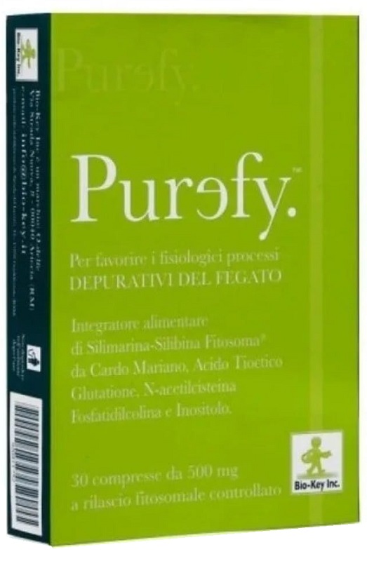 BIO-KEY PUREFY INTEGRATORE ALIMENTARE 30 CAPSULE 440 MG - farmanauta.it
