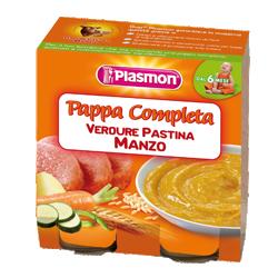 PLASMON OMOGENEIZZATO PAPPE MANZO VERDURA PASTINA 190 G X 2 PEZZI - farmanauta.it
