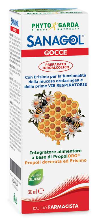 SANAGOL GOCCE PROPOLI ESTRATTO IDROALCOLICO 30 ML - farmanauta.it