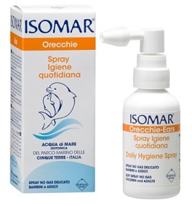 ISOMAR ORECCHIE ACQUA DI MARE SPRAY NO GAS PER IRRIGAZIONE DELL'ORECCHIO 50ML - farmanauta.it