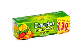 DIETERBA OMOGENEIZZATO FRUTTA MISTA 3 PEZZI 80 G - farmanauta.it