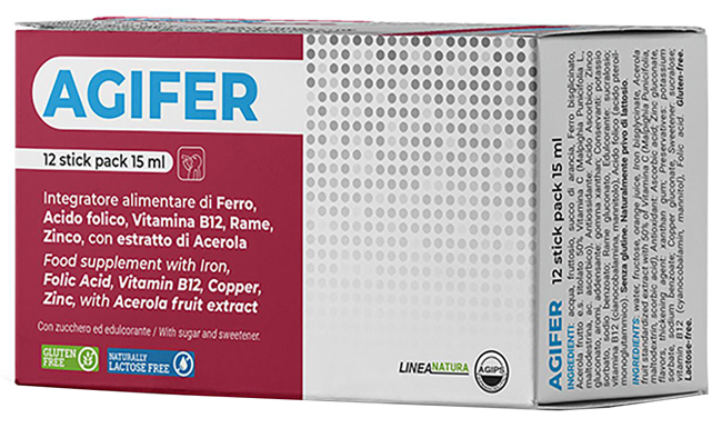 AGIFER 12 STICK 15 ML - farmanauta.it