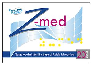 GARZA OCULARE Z MED MEDICATA CON ACIDO IALURONICO STERILE 20 BUSTE - farmanauta.it