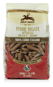 PENNE 100% FARRO INTEGRALE BIO 500 G - farmanauta.it