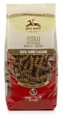 FUSILLI 100% FARRO INTEGRALE BIO 500 G - farmanauta.it