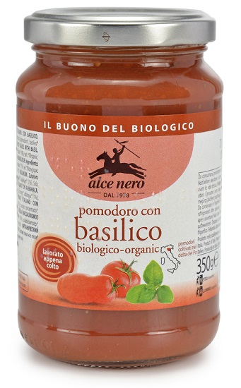 POMODORO CON BASILICO BIO 350 G - farmanauta.it