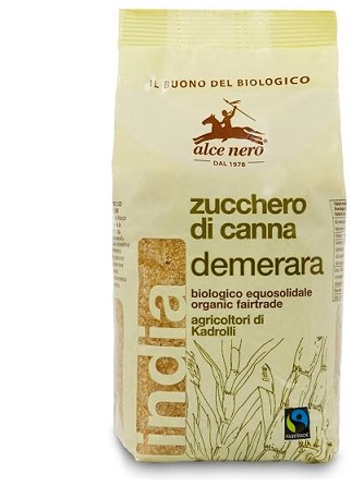 ZUCCHERO DI CANNA DEMERARA BIO INDIA FAIRTRADE 500 G - farmanauta.it