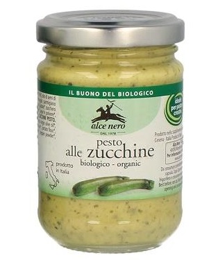 PESTO ALLE ZUCCHINE BIO 130 G - farmanauta.it