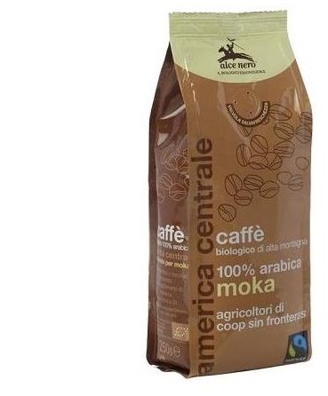 CAFFE' 100% ARABICA BIO MOKA FAIRTRADE 250 G - farmanauta.it