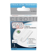 CEROTTO SILVER CROSS STRIP AIRPORE 100X9 CM 1 PEZZO - farmanauta.it