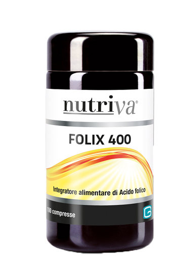 NUTRIVA FOLIX 400 100 COMPRESSE - farmanauta.it