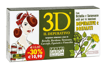3D IL DEPURATIVO 30 COMPRESSE - farmanauta.it
