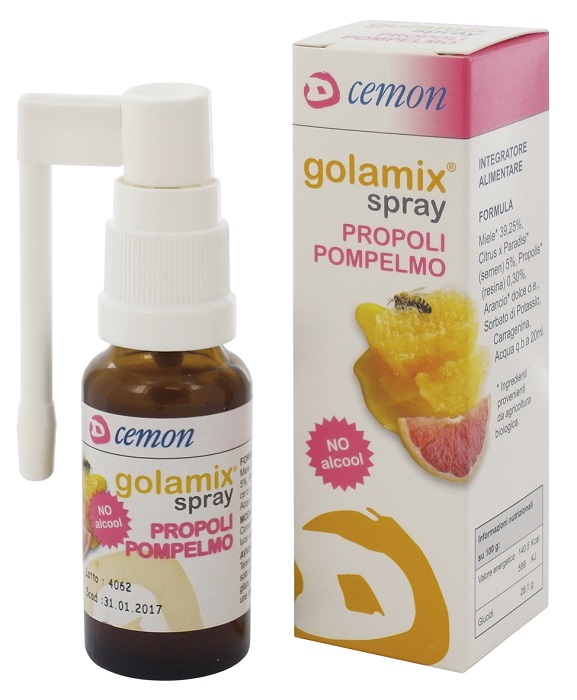 GOLAMIX SPRAY - PROPOLI POMPELMO 20 ML - farmanauta.it