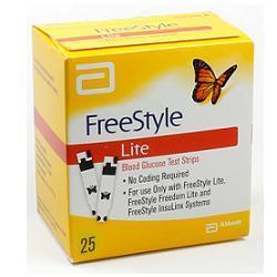 STRISCE MISURAZIONE GLICEMIA FREESTYLE LITE 25 PEZZI - farmanauta.it