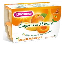PLASMON SAPORI DI NATURA OMOGENEIZZATO ALBICOCCA E BANANA 100 G X 4 PEZZI - farmanauta.it