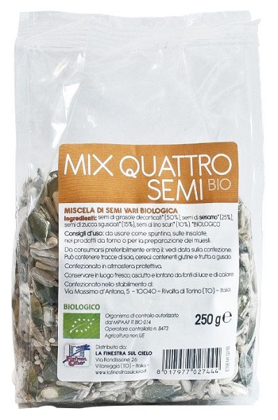 MIX 4 SEMI BIO 250 G - farmanauta.it