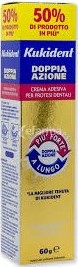 KUKIDENT PLUS DOPPIA AZIONE CREMA ADESIVA PER PROTESI DENTARIE 60 G - farmanauta.it