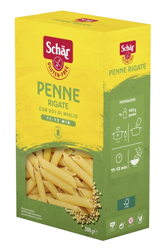 SCHAR PENNE RIGATE 500 G - farmanauta.it