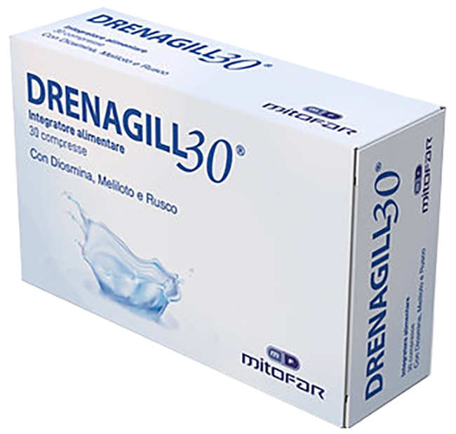 DRENAGILL 30 30 COMPRESSE - farmanauta.it