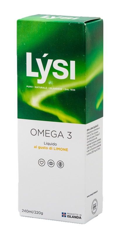 LYSI OMEGA3 LIQUIDO LIMONE 240 ML - farmanauta.it