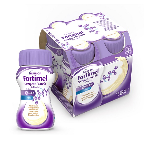 FORTIMEL COMPACT PROTEIN VANIGLIA 4 X 125 ML - farmanauta.it