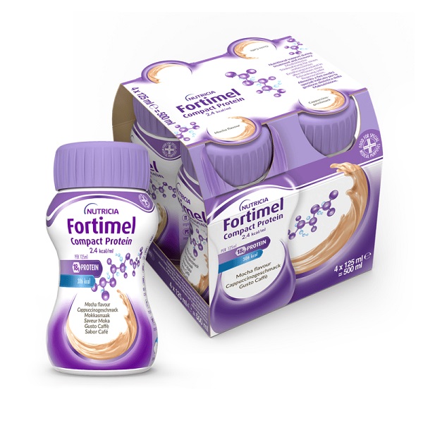FORTIMEL COMPACT PROTEIN CAFFE' 4 X 125 ML - farmanauta.it