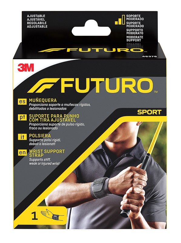 POLSINO ELASTICO UNIVERSALE FUTURO SPORT NERO - farmanauta.it