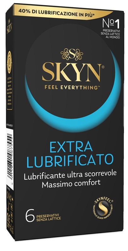 PROFILATTICO ANSELL AKUEL SKYN EXTRA LUBRIFICATO B 6 PEZZI - farmanauta.it