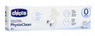 CHICCO PHYSIOCLEAN SOLUZIONE FISIOLOGICA 33 FLACONCINI 2 ML - farmanauta.it