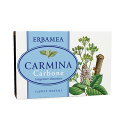 CARMINA CARBONE 24 CAPSULE VEGETALI 12 G - farmanauta.it