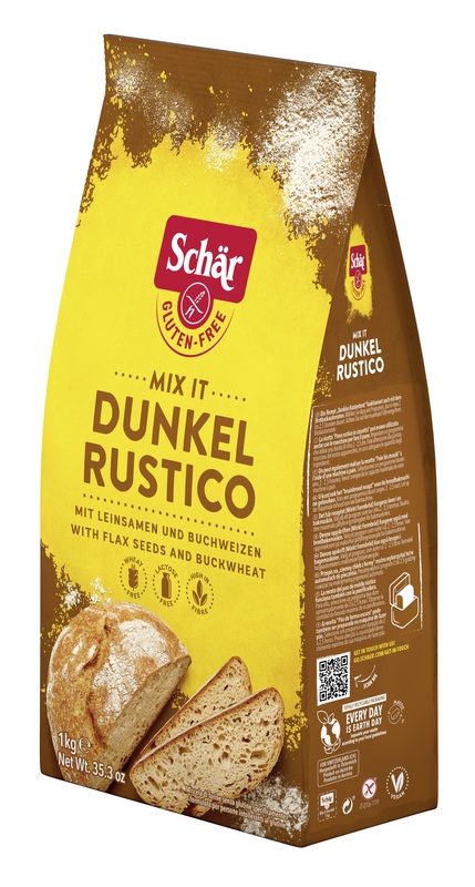SCHAR MIX IT DUNKEL RUSTICO SENZA GLUTINE SENZA LATTOSIO 1 KG - farmanauta.it