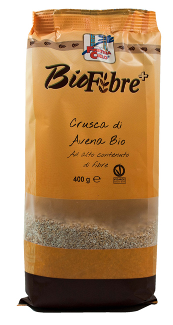 FSC BIOFIBRE+ CRUSCA DI AVENA BIO AD ALTO CONTENUTO DI FIBRA 400 G - farmanauta.it