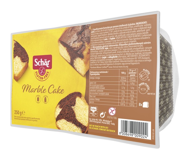 SCHAR MARBLE CAKE 250 G - farmanauta.it