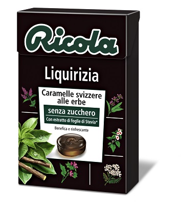 RICOLA LIQUIRIZIA SENZA ZUCCHERO 50 G - farmanauta.it