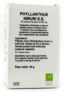 PHYLLANTHUS NIRURI ESTRATTO SECCO 60 CAPSULE - farmanauta.it