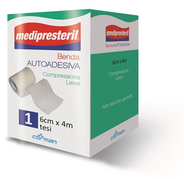 BENDA ADESIVA MEDIPRESTERIL 6X400CM - farmanauta.it