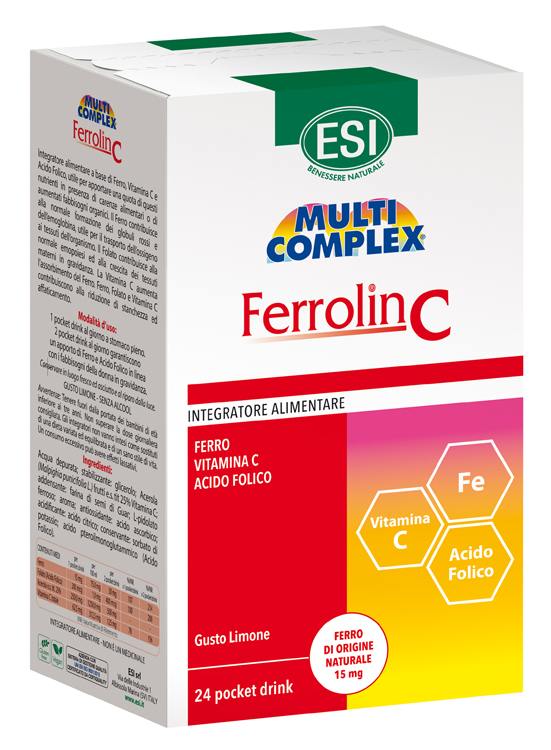 ESI FERROLIN C POCKET DRINK 24 BUSTINE - farmanauta.it