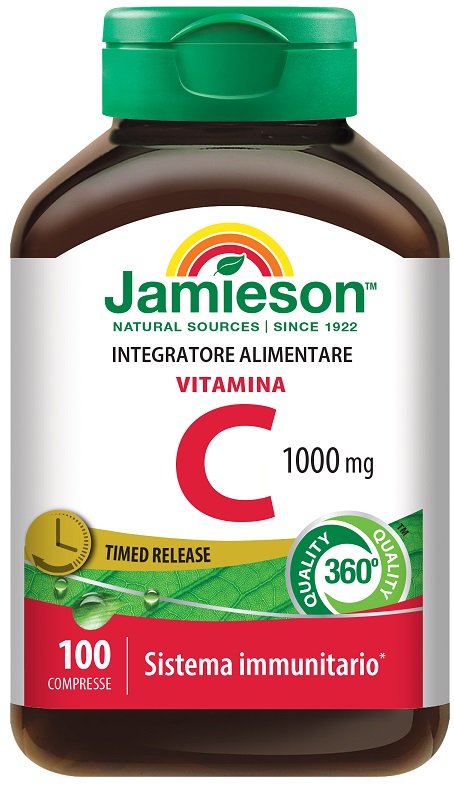 JAMIESON VITAMINA C 1000 TIMED RELEASE 100 COMPRESSE BARATTOG - farmanauta.it