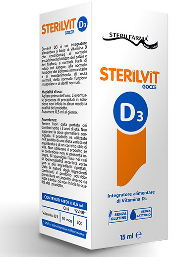 STERILVIT D3 GOCCE 15 ML - farmanauta.it