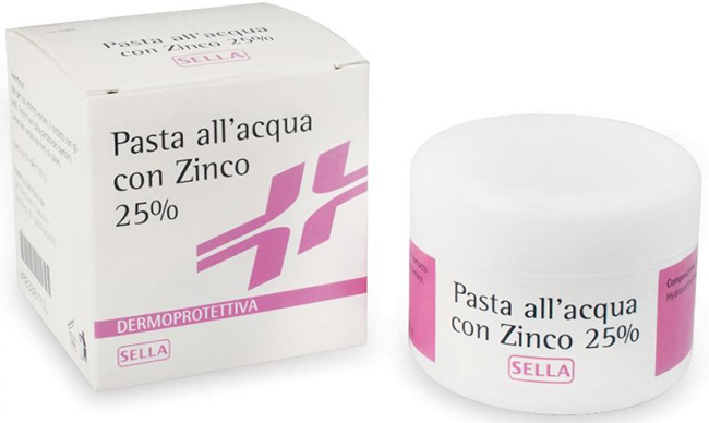 PASTA ACQUA CON ZINCO 25% 100 ML - farmanauta.it