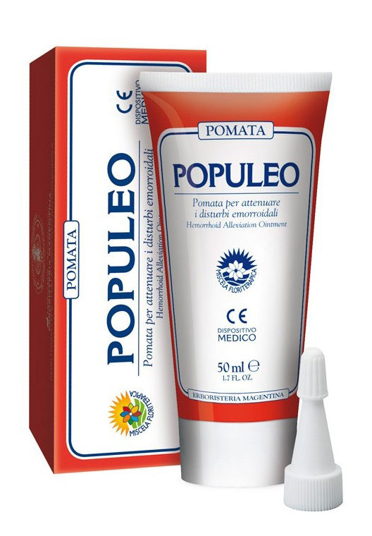 POPULEO POMATA EMORROIDI 50 ML - farmanauta.it