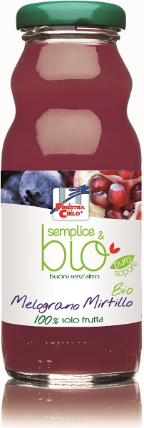 FSC SEMPLICE&BIO MELA MELOGRANO MIRTILLO BIO SENZA ZUCCHERI AGGIUNTI 200 ML - farmanauta.it