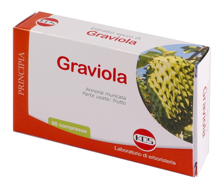 GRAVIOLA ESTRATTO SECCO 60 COMPRESSE - farmanauta.it