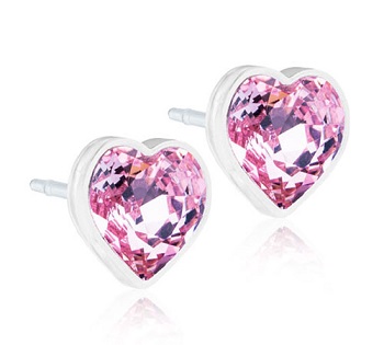 BLOMDAHL GIOIELLO MP HEART 6 MM LIGHT ROSE - farmanauta.it
