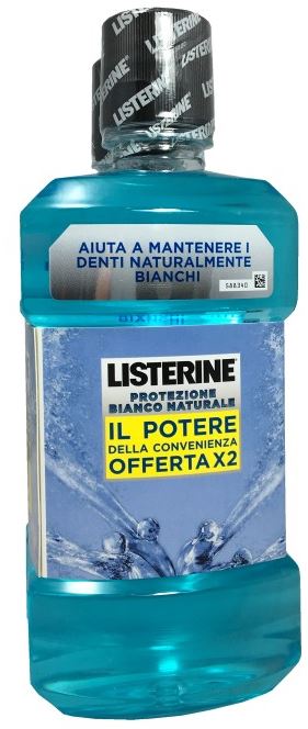 LISTERINE PROTEZIONE BIANCO NATURALE BUNDLE 2 X 500 ML - farmanauta.it