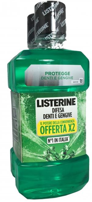 LISTERINE DIFESA DENTI E GENGIVE BUNDLE 2 X 500 ML - farmanauta.it
