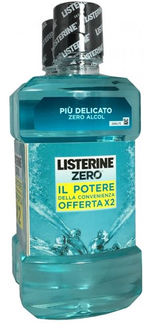 LISTERINE ZERO BUNDLE 2 X 500 ML - farmanauta.it
