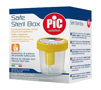 CONTENITORE PIC URINA 100 ML PRELEVAMENTO SOTTOVUOTO - farmanauta.it