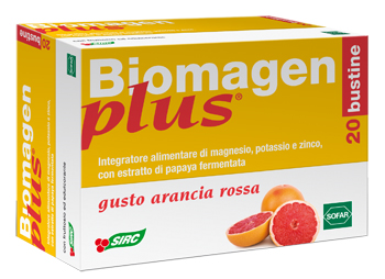 BIOMAGEN PLUS ARANCIA ROSSA 20 BUSTE ASTUCCIO 100 G - farmanauta.it